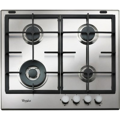 Whirlpool Absolute Built-In Gas Hob in Stainless Steel GMA 6422/IX Whirlpool Absolute Built-In Gas Hob in Stainless Steel GMA 6422/IX