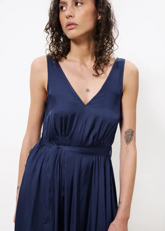 Vestido azul marino de Achouak