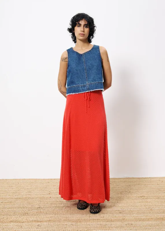 Falda roja Affoue