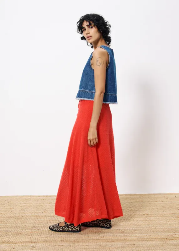 Falda roja Affoue