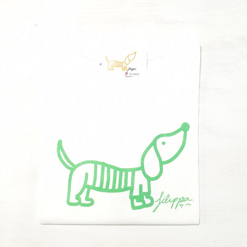 Camiseta logo verde