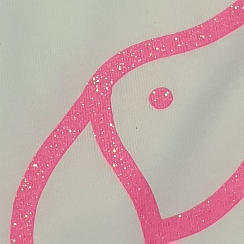 Camiseta logo rosa