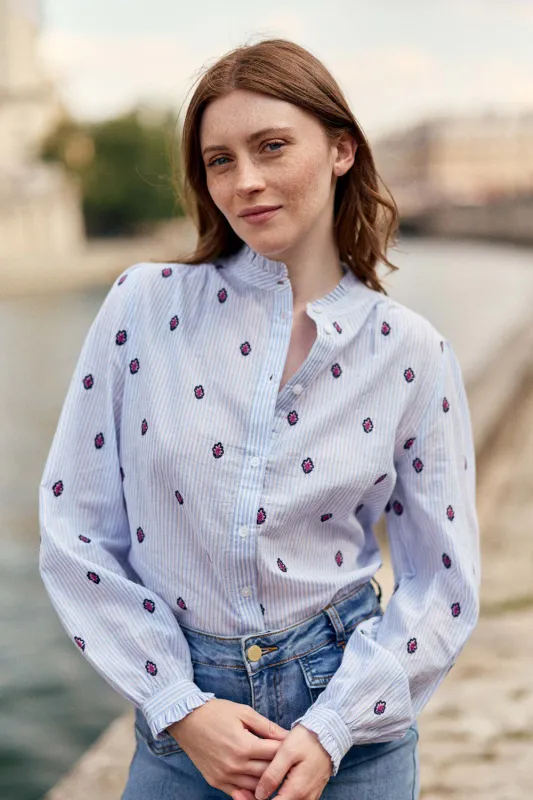 Blusa con bordado - Blooma
