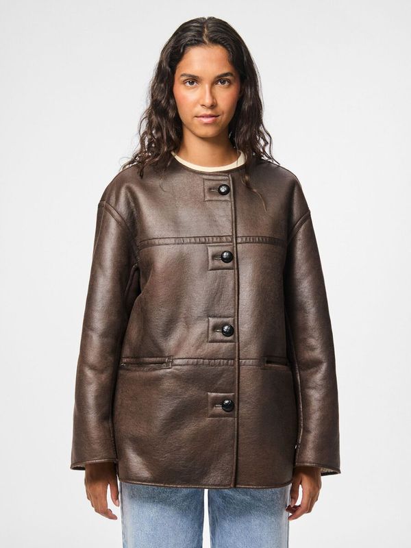 Chaqueta tejido peluche