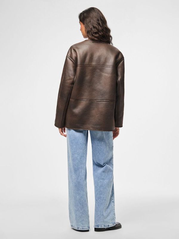 Chaqueta tejido peluche