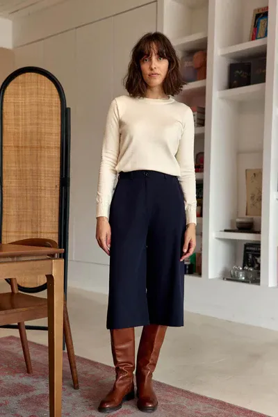 Bermudas azul marino