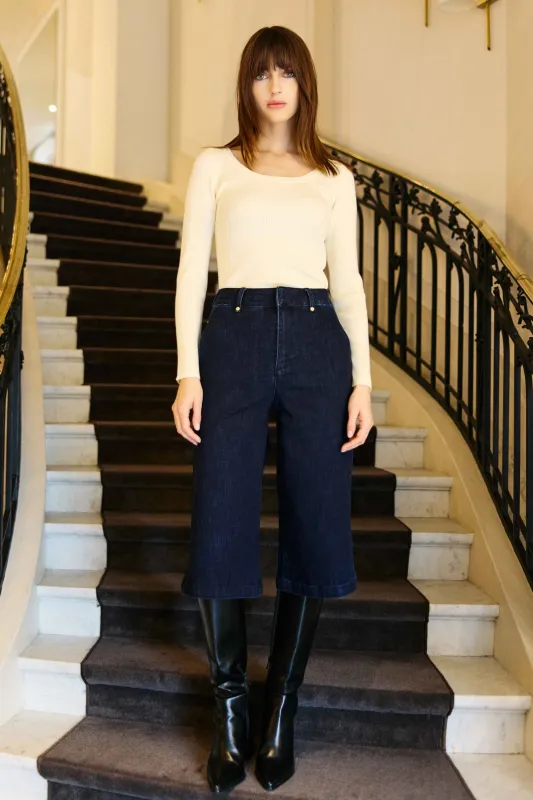 Bermudas de mezclilla sin rematar Plint