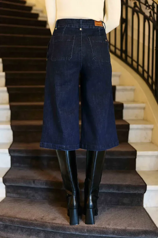 Bermudas de mezclilla sin rematar Plint