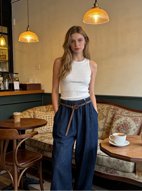 Pantalón Aroma azul