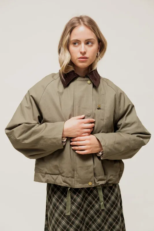Chaqueta corta caqui