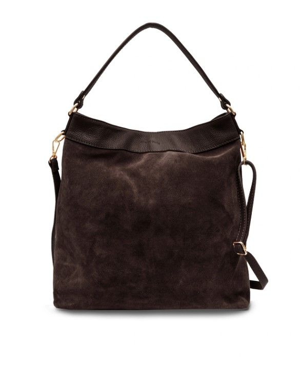 Bolso de ante y piel