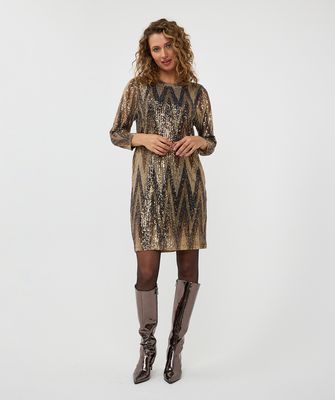 Dress Saquins Zigzag