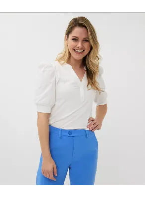Top Wide Rib Woven Sleeve