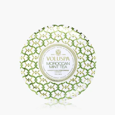 3 Wick Tin Candle - Moroccan Mint Tea