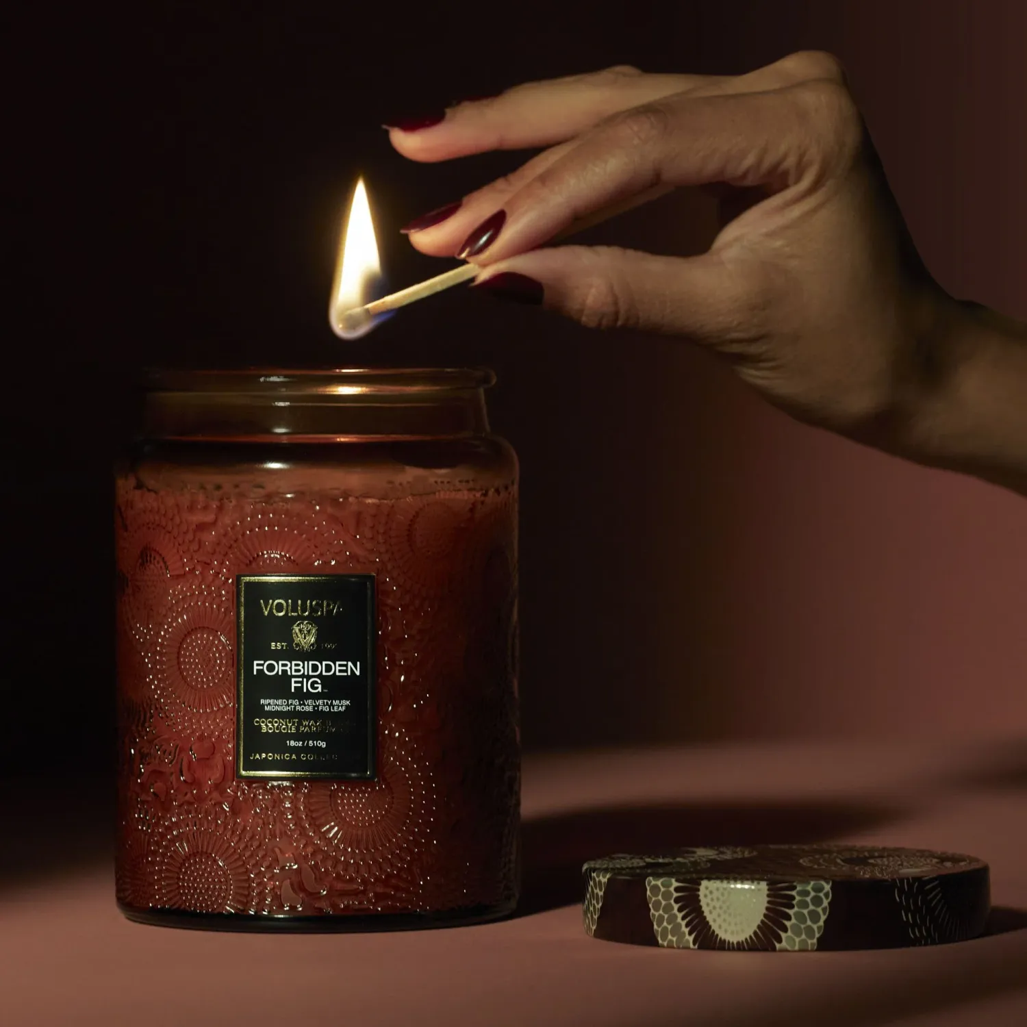 Large Jar Candle - Forbidden Fig