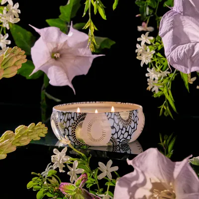 3-Wick Tin Candle - Jasmine Midnight Blooms