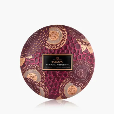 3-Wick Tin Candle Foraged Wildberry