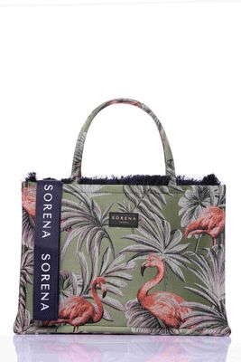 Isla Green Large Tote Bag