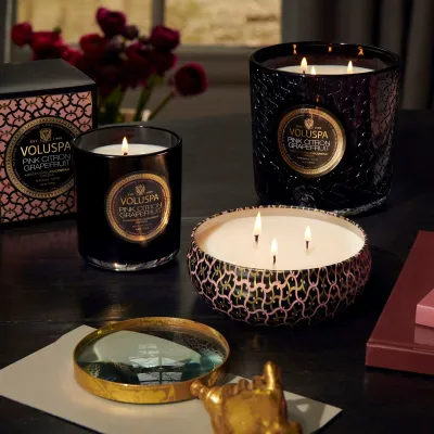 3-Wick Tin Candle - Pink Citron Grapefruit