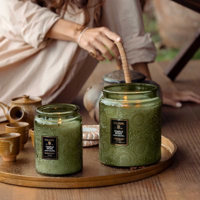 Luxe Jar Candle - Temple Moss