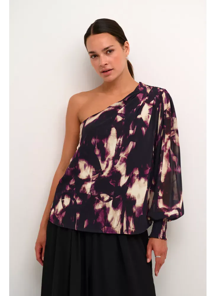 KAaska One-Shoulder Blouse