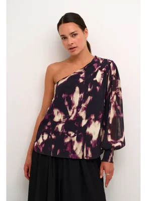 KAaska One-Shoulder Blouse