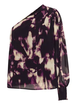 KAaska One-Shoulder Blouse