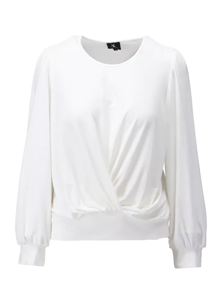 Basic top with round neck