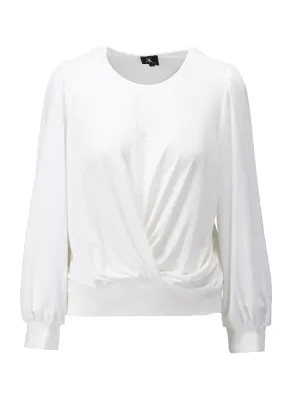 Basic top with round neck