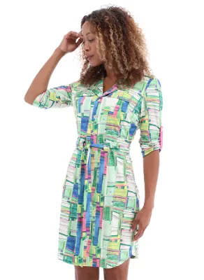 Dress with Design &amp; Fluo Details