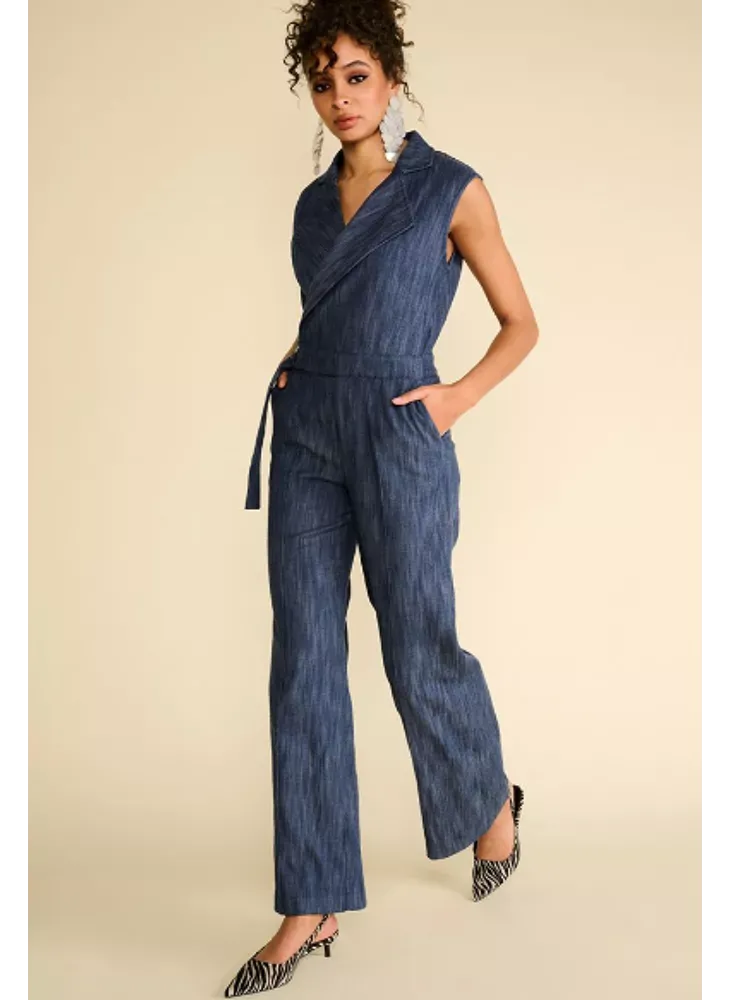 Jumpsuit in Jeans Look