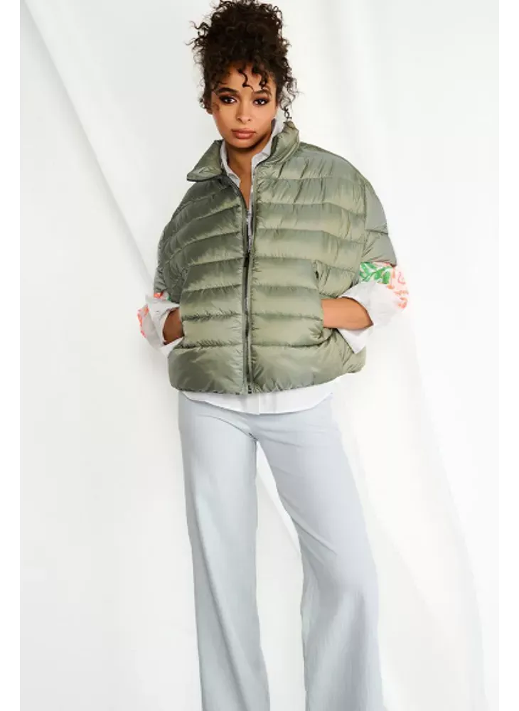 Puffer Jacket with Zipper