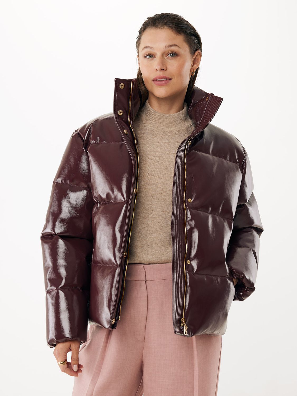 FAKE patend boxy puffer
