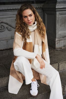 Cardigan long blocks