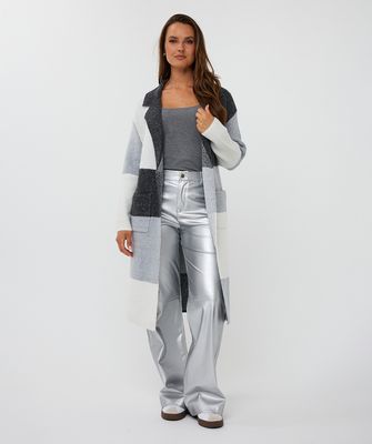 Cardigan long blocks