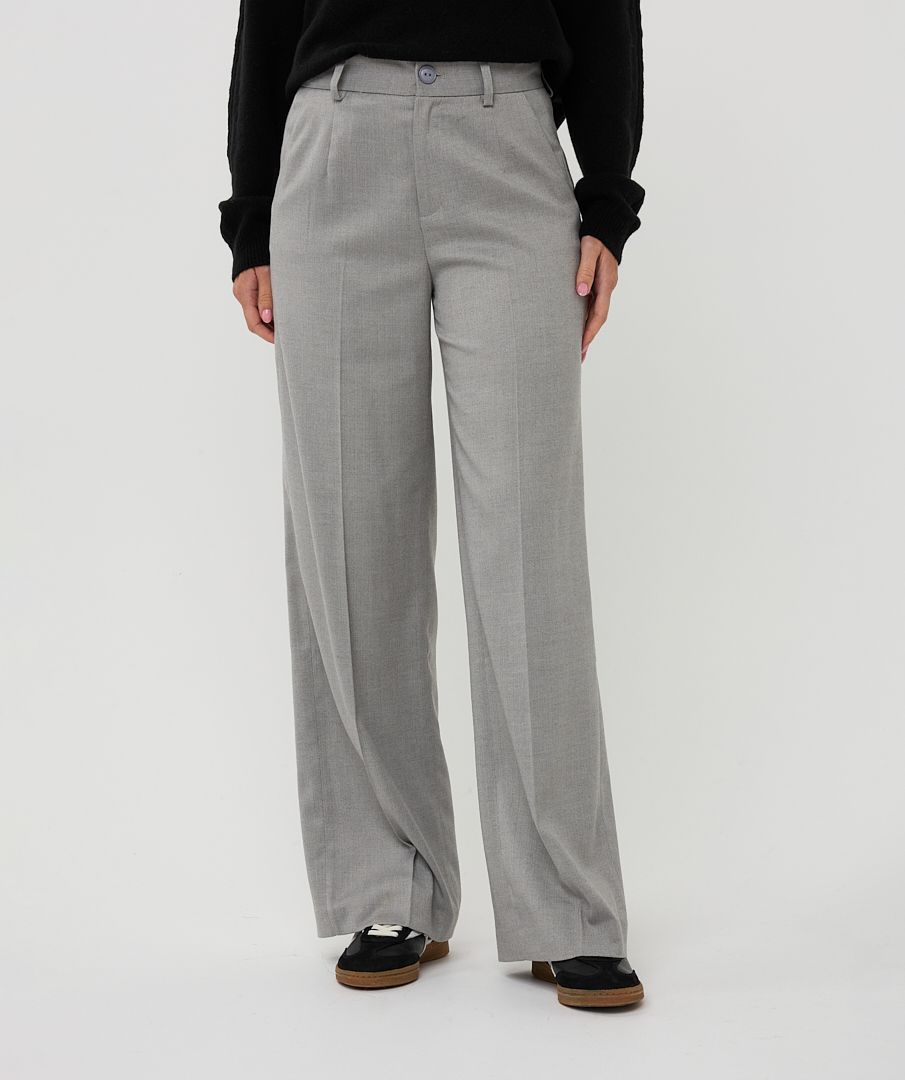 Trousers wide leg lurex