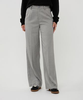 Trousers wide leg lurex