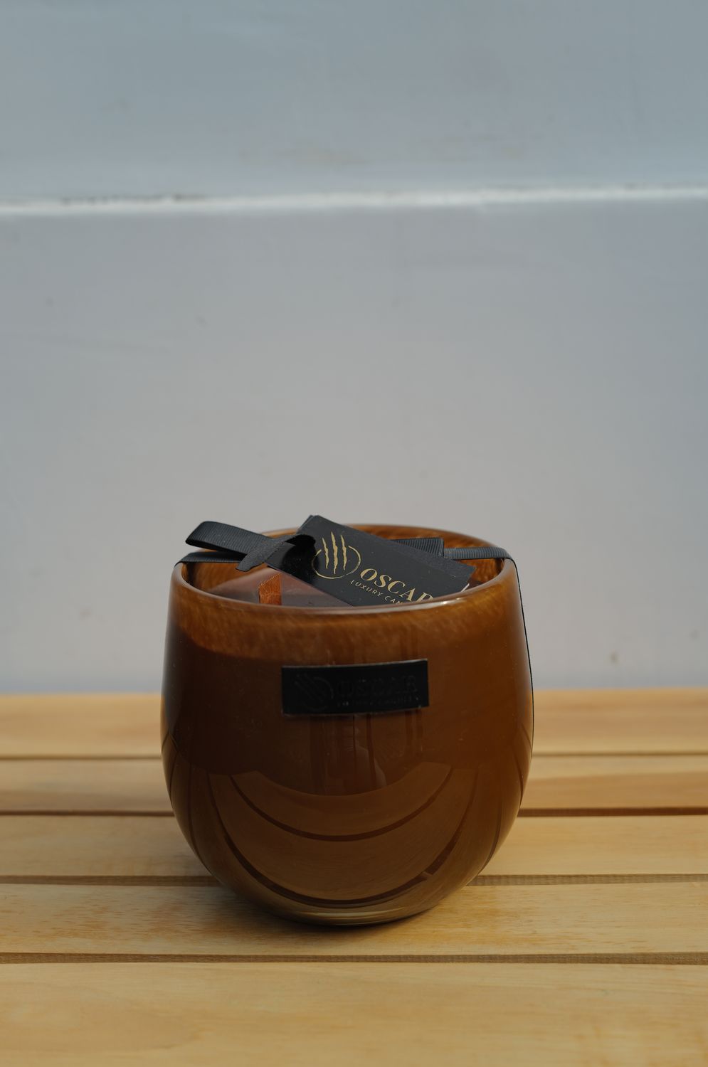 Barrel Candle - Brown - M