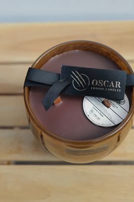 Barrel Candle - Brown - M