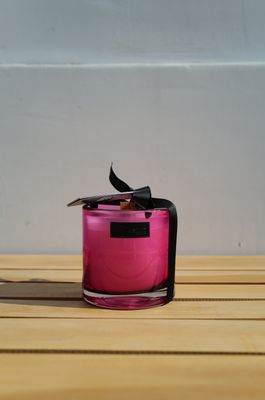 Handcrafted candle with europa fragrance
