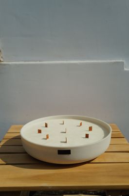 Candle Bowl XL 32x7cm in/outdoor