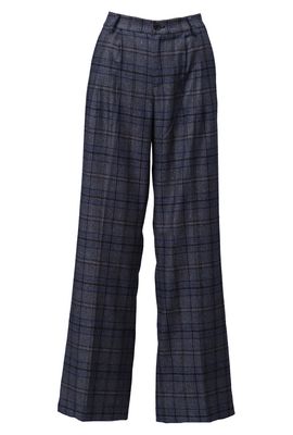 Wijde tartan broek