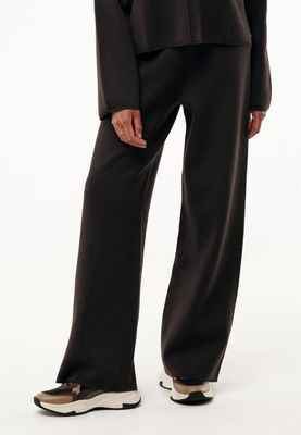Knitted straight pants