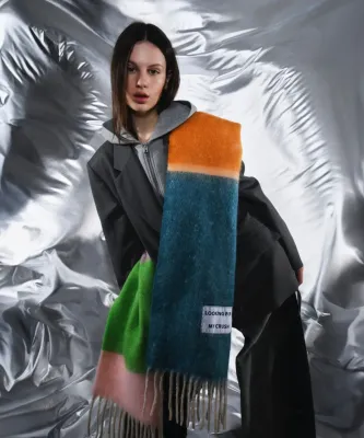 Colour Block Maxi Scarf LOOKING FOR MY CRUSH