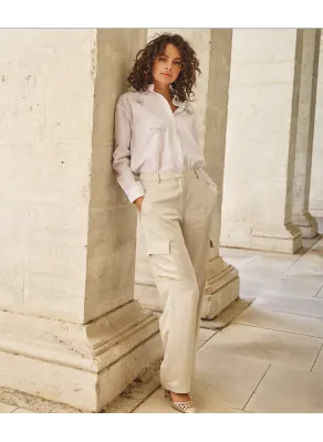 Trousers Cargo Satin