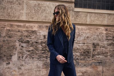 Pinstripe Blazer
