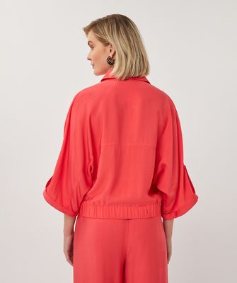 Jacket s/slve slub