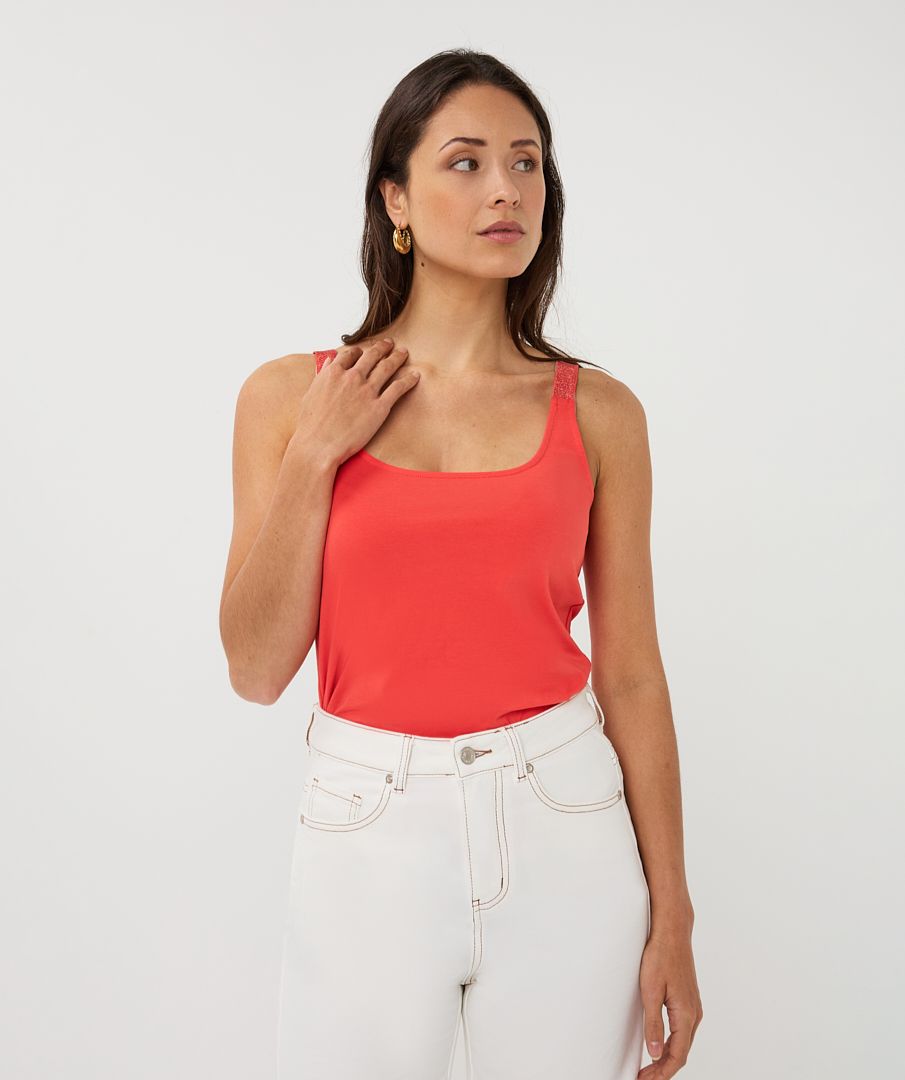 Singlet lurex straps