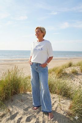 Brielle Flare Denim light stone