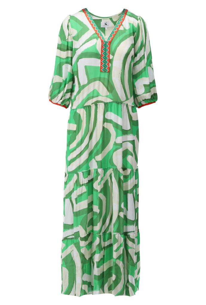 Maxi dress with print